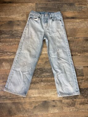 Boys Light Wash Straight-Leg Jeans - Light Blue